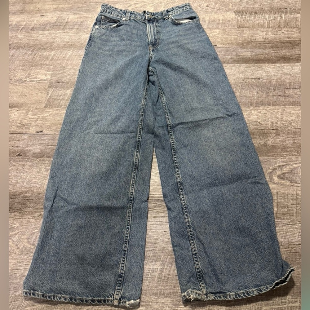 H&M Blue Flare & Wide Leg Women's Jeans